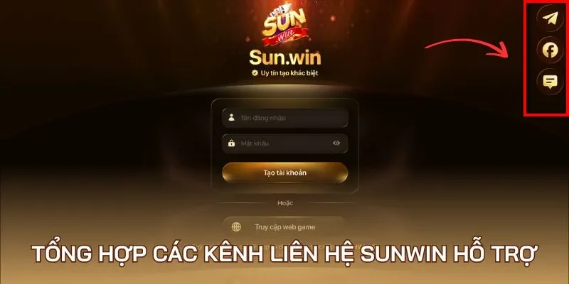 Tổng hợp các kênh liên hệ Sunwin hỗ trợ