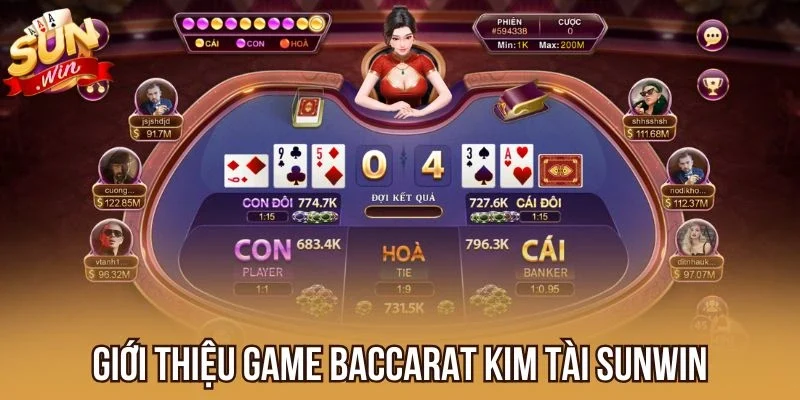 Giới thiệu game Baccarat Kim Tài Sunwin